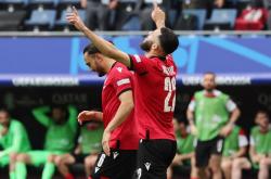 雷速体育比分直播-格鲁吉亚队实现奇迹，晋级16强